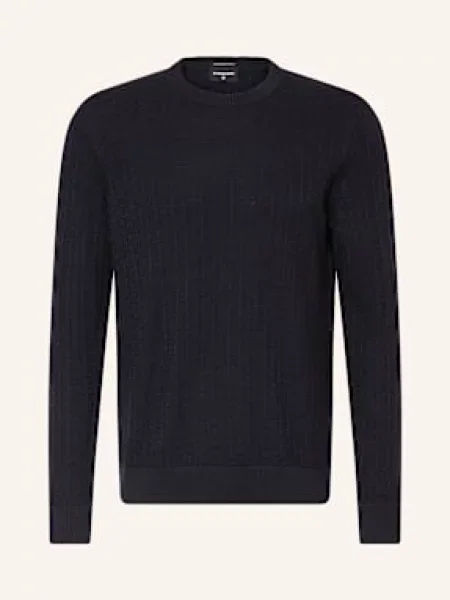 Strellson Sweter Adrian blau granatowy