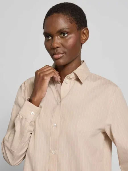 Bluzka o kroju relaxed fit z listwą guzikową model DANZA' Mm By Max Mara