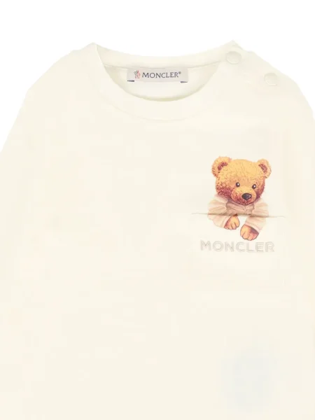 Koszulka dziecięca Moncler Enfant biała