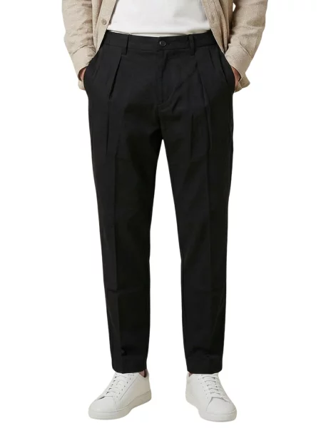 Kalhoty Gianni Lupo černé