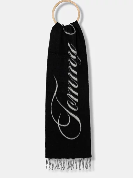 Volnen šal Tommy Hilfiger črna