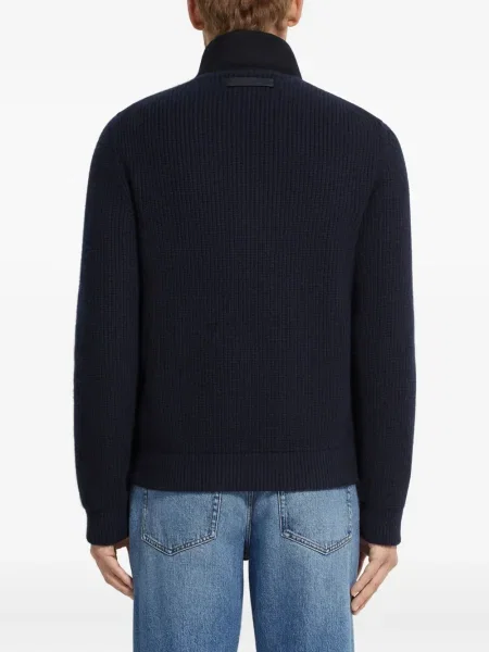Cardigan Zegna albastru