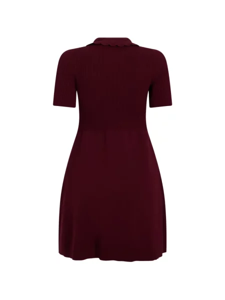 Gulerat rochie midi Philosophy Di Lorenzo Serafini roșu
