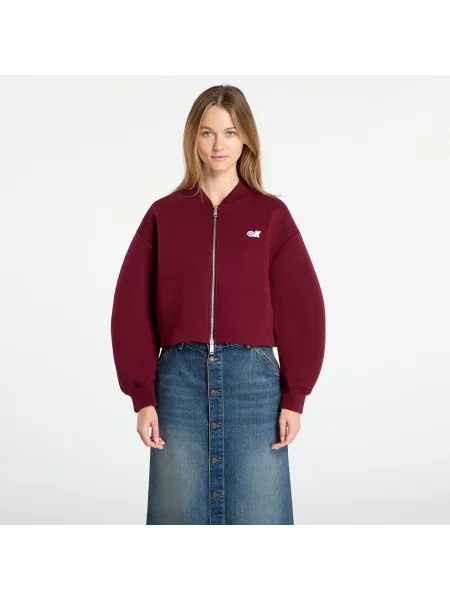 Jacheta Calvin Klein Jeans Oversized Bomber Red L roșu