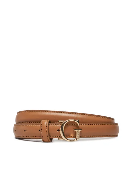 Кожен Guess дамски бежово