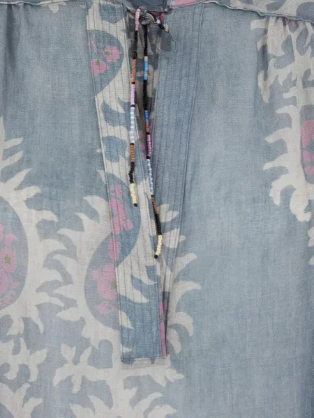 Bluzka Bazar Deluxe z nadrukiem niebieska