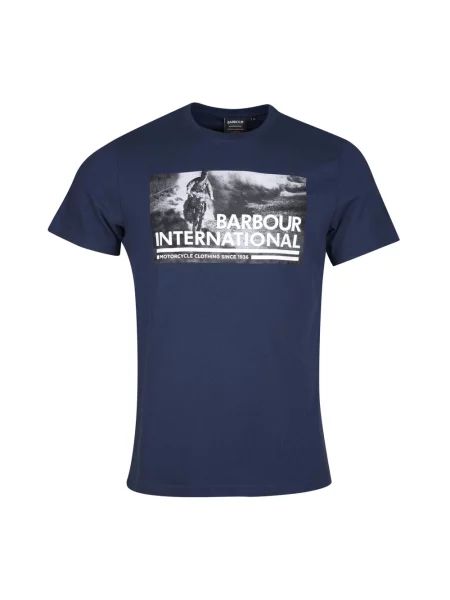 Koszulka Barbour niebieska