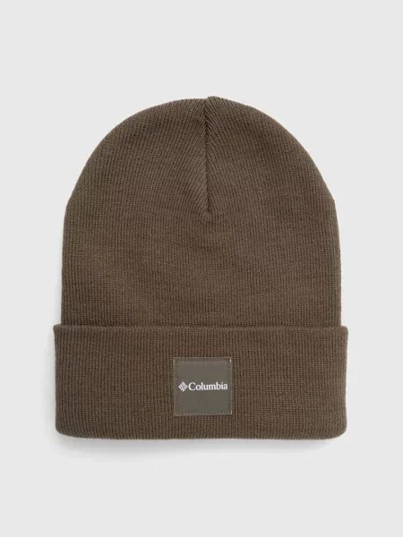 Columbia Czapka City Trek Heavyweight Be z grubej dzianiny zielony
