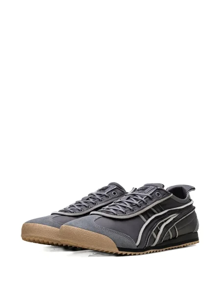 Маратонки Onitsuka Tiger с тигров принт сиво