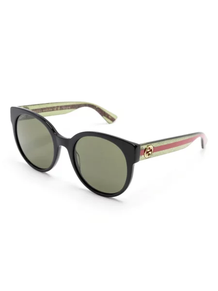 Apvalūs saulės akiniai Gucci Eyewear žalia