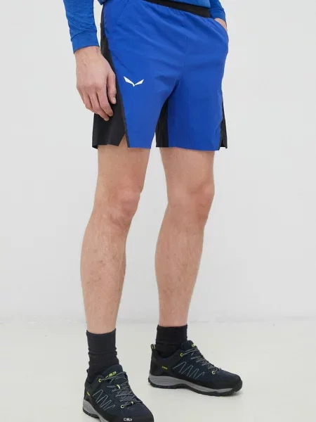 Salewa pantaloni scurți outdoor Pedroc 2 albastru marin negru