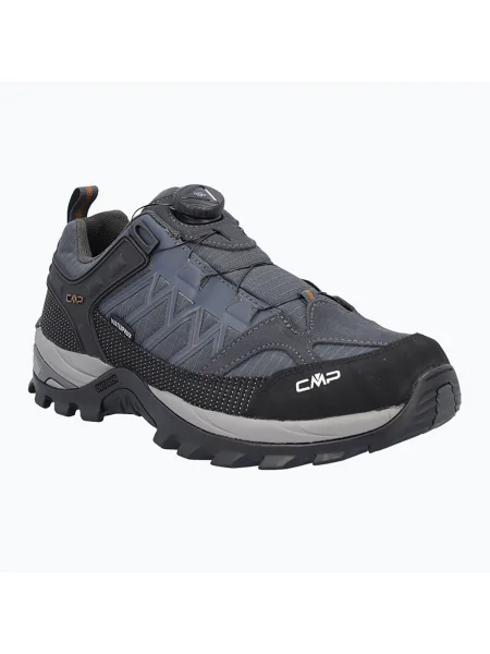 Мъжки ботуши за трекинг CMP Rigel Low Fitgo anthracite/arabica синьо