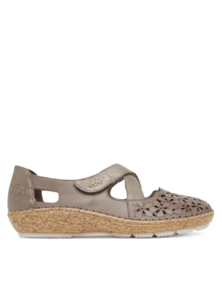 Poltopánky Rieker sivá