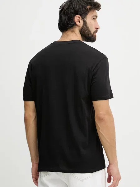 Armani Exchange Tričko mužské černé