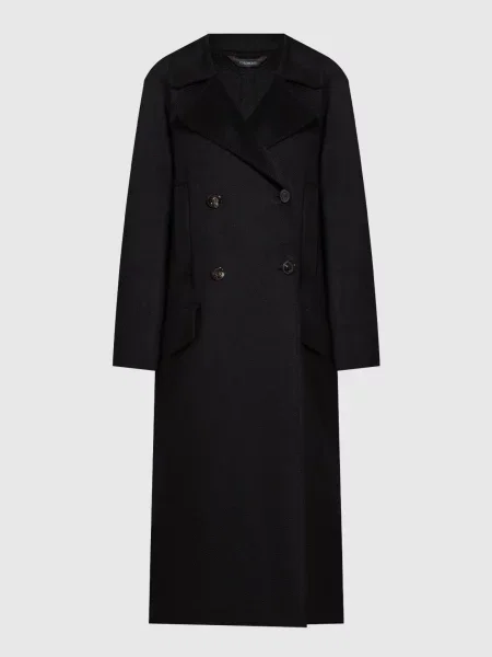 Двобортне пальто з кашеміру Colombo чорне