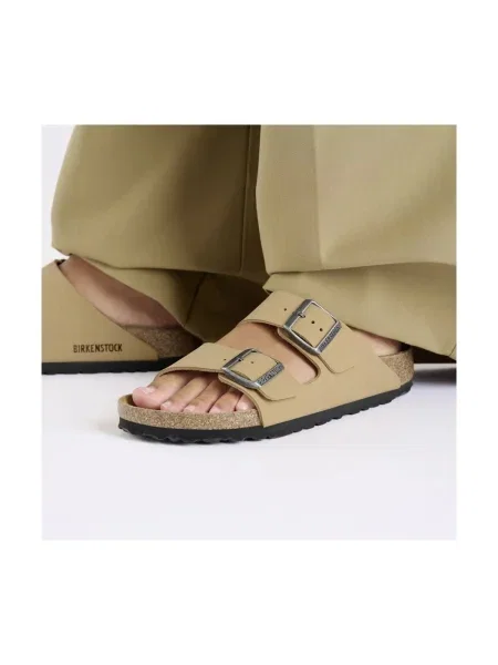 Šľapky Birkenstock Arizona Birkibuc béžová