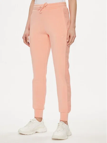 Спортен панталон Guess ALLIE оранжево с принт розово