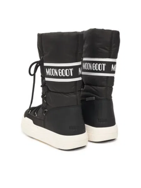 Moon Boot Sniego batai Jr Park Tube Lace wp D juoda