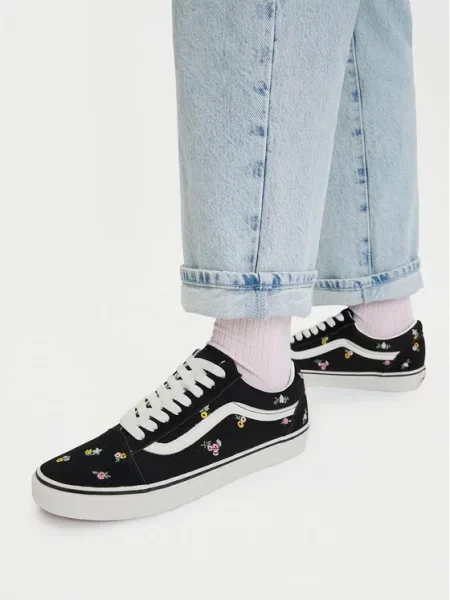 VANS Niske tenisice Old Skool žuta / roza bijela crna