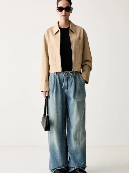Tommy Jeans rifle loose dámske modrá