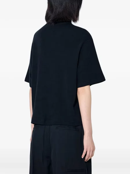 Tricou Rick Owens cu decolteu rotund negru