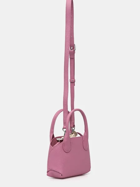 Шкіряна сумочка Silvian Heach FERROVIA рожевий