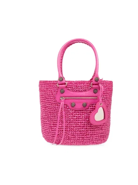 Torebka Balenciaga skórzana różowa