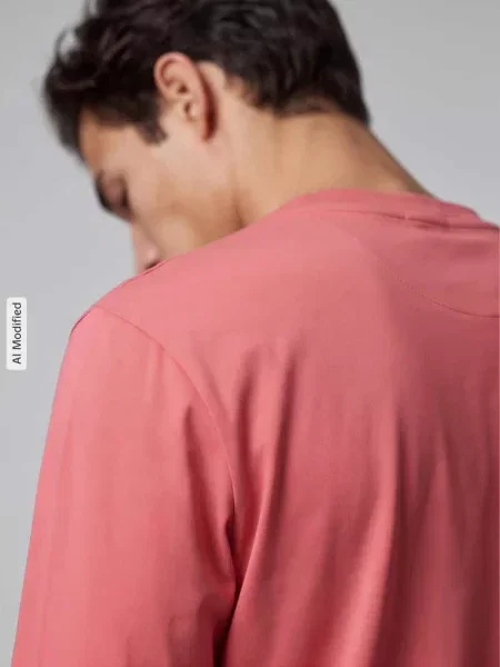 Bluzka z długim rękawem o kroju regular fit z mieszanka bawełny model Tee Long' Boss Green