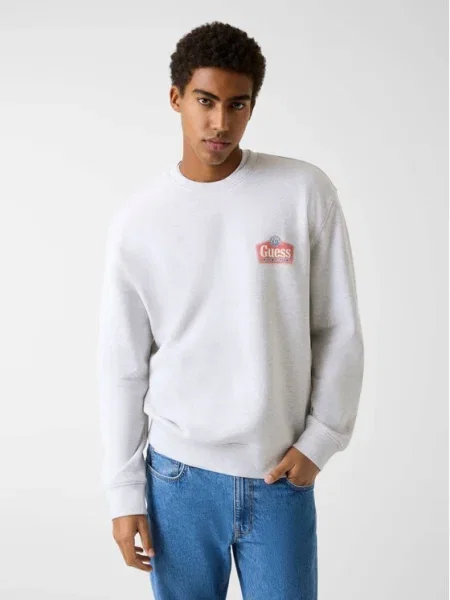 Guess Jeans Суитшърт сив