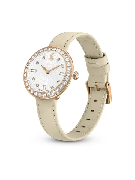 Zegarek Swarovski beżowy
