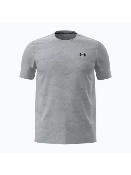 Tricou de antrenament pentru bărbați Under Armour Vanish Elite Smls Camo titanium/ultimate black negru