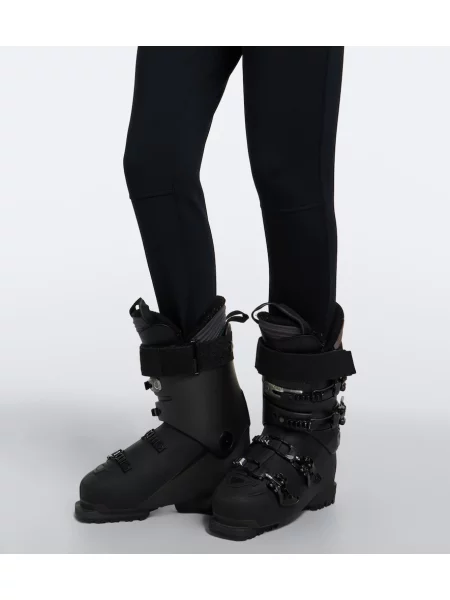Pantaloni de schi Courreges din jerseu negru