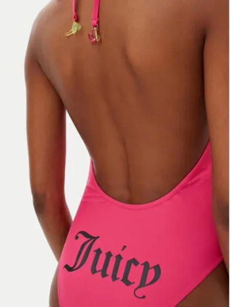 Jednodílné plavky Juicy Couture růžové