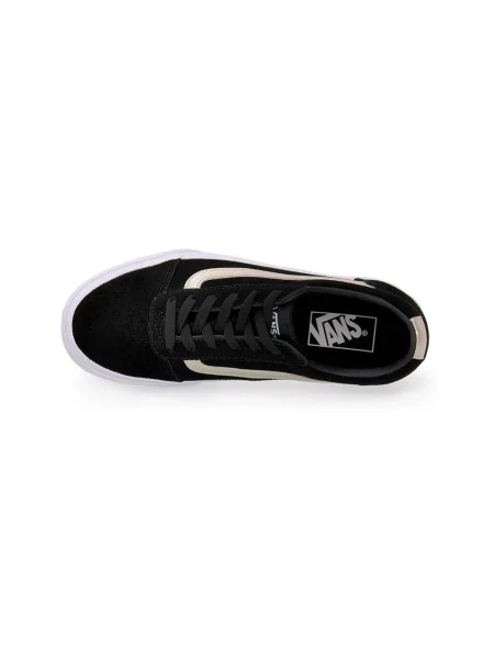 Semišové tenisky Vans čierna