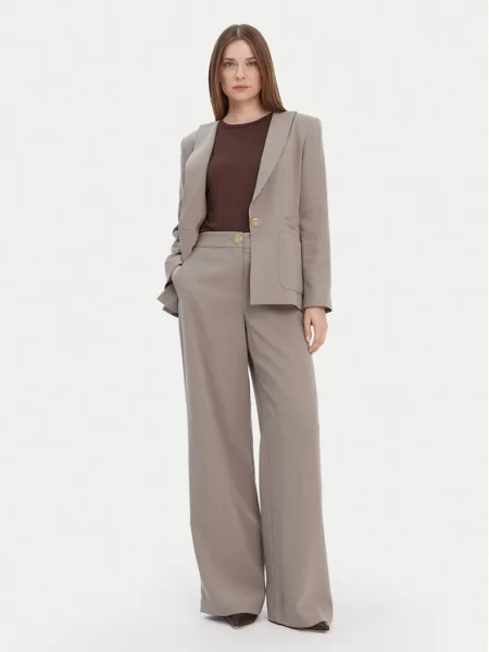 Armani Exchange Szövet nadrág bézs