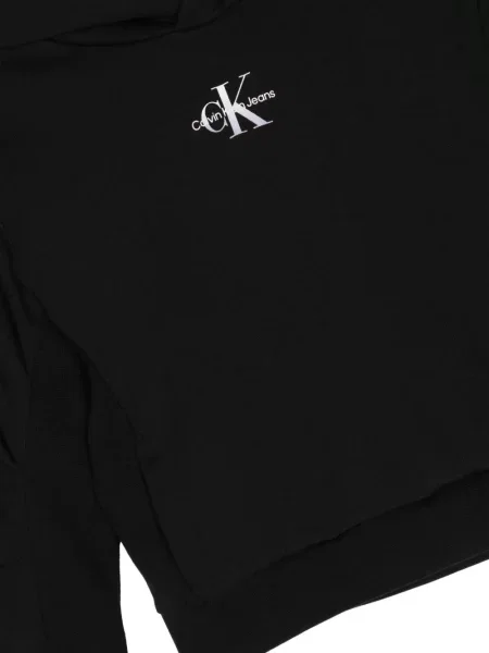 Bluza z kapturem dziecięca Calvin Klein czarna