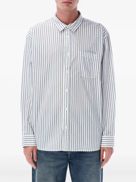 Cămașă cu dungi Vans cu dungi alb