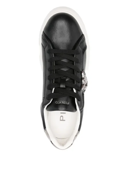 Sneakerși Pinko cu platformă negru