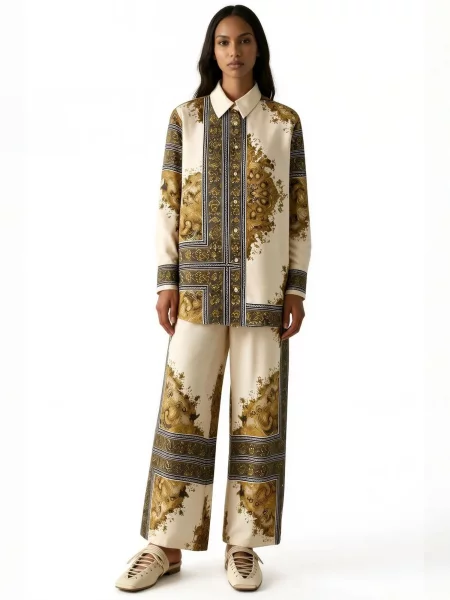 MSN Collection Obleka za doma Zweiteiliges Set mešane barve