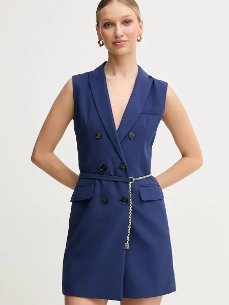 Marella sukienka Emme by Marella granatowy mini dopasowana