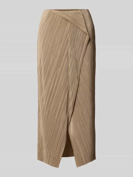 Dopasowana spódnica midi z aplikacją z metką Calvin Klein Womenswear