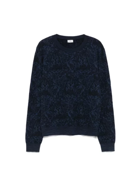 Sweter Etro wełniany niebieski