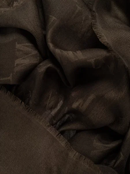 Fular Max Mara din jacard maro