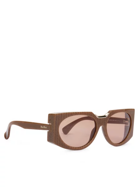 Okulary przeciwsłoneczne Max Mara brązowe