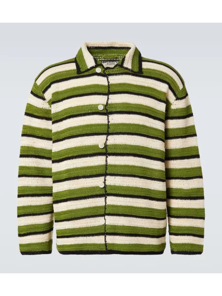 Srajca Bode s črtami zelena