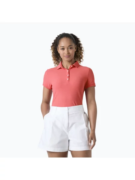 Tricou polo pentru femei Helly Hansen Crewline Polo sunset pink roz