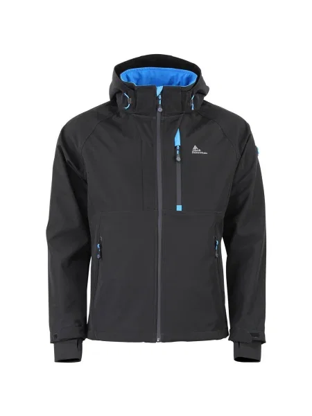 Geacă Peak Mountain softshell negru