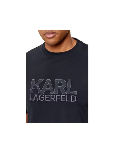 Koszulka Karl Lagerfeld niebieska