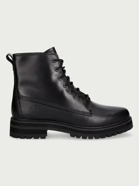 Кожаные ботинки Timberland черные