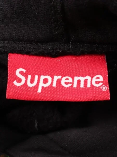 Hanorac cu glugă Supreme cu imagine negru